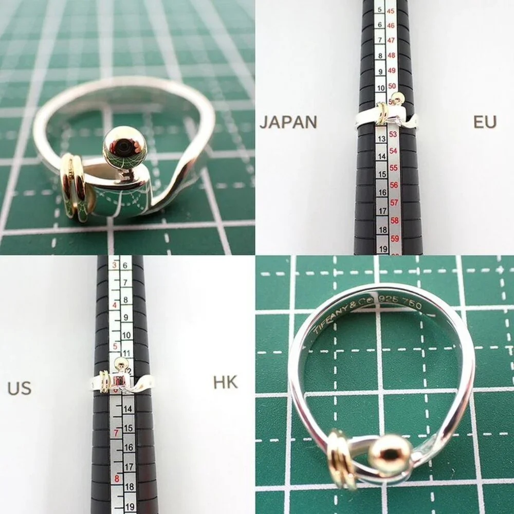 Tiffany & Co. 925 750 Hook Eye Ring - Picture 11 of 12